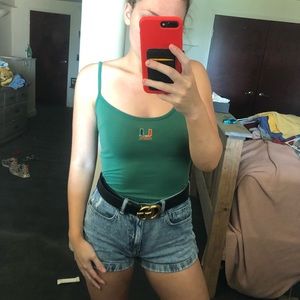 University of Miami hurricanes tank top